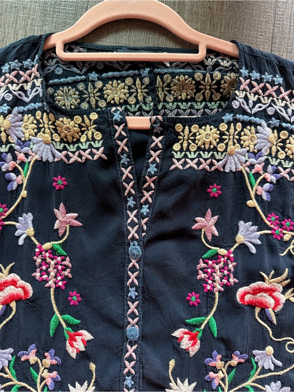 Johnny Was blouse size L - Picture 2 of 6